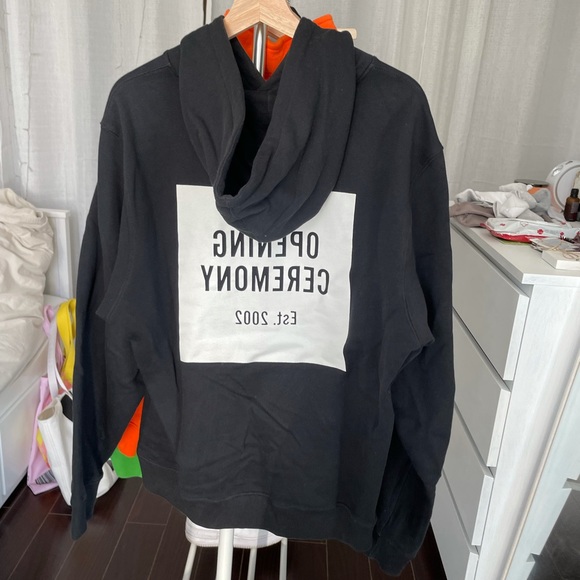 Opening Ceremony Black Logo Hoodie - Picture 5 of 10